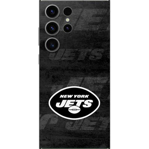 NFL New York Jets Black & White Galaxy S25 Ultra Skin
